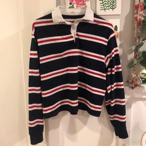 Brandy Melville striped polo